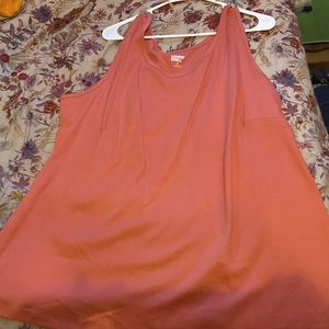 Pink/salmon Tank top